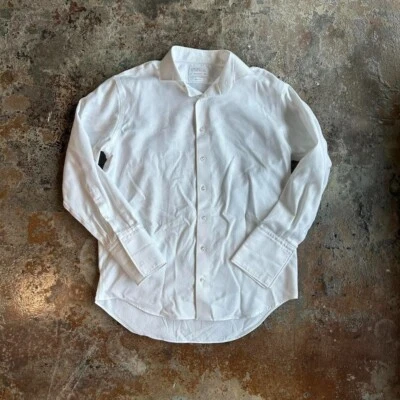 LORENZO OUMO The Perfect White Shirt Button Up 16 1/2 32/33 80 2 ply dress shirt - Image 1 of 3