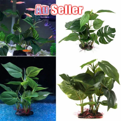 Fish Tank Artificial Plant Water Home Aquarium Decor Lifelike Grass Landscaping - image 1 of 4