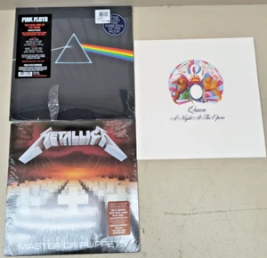 Three Vinyl Recordss Metallica, Pink Floyd, and Queen All in Good Shape - Foto 1 di 8