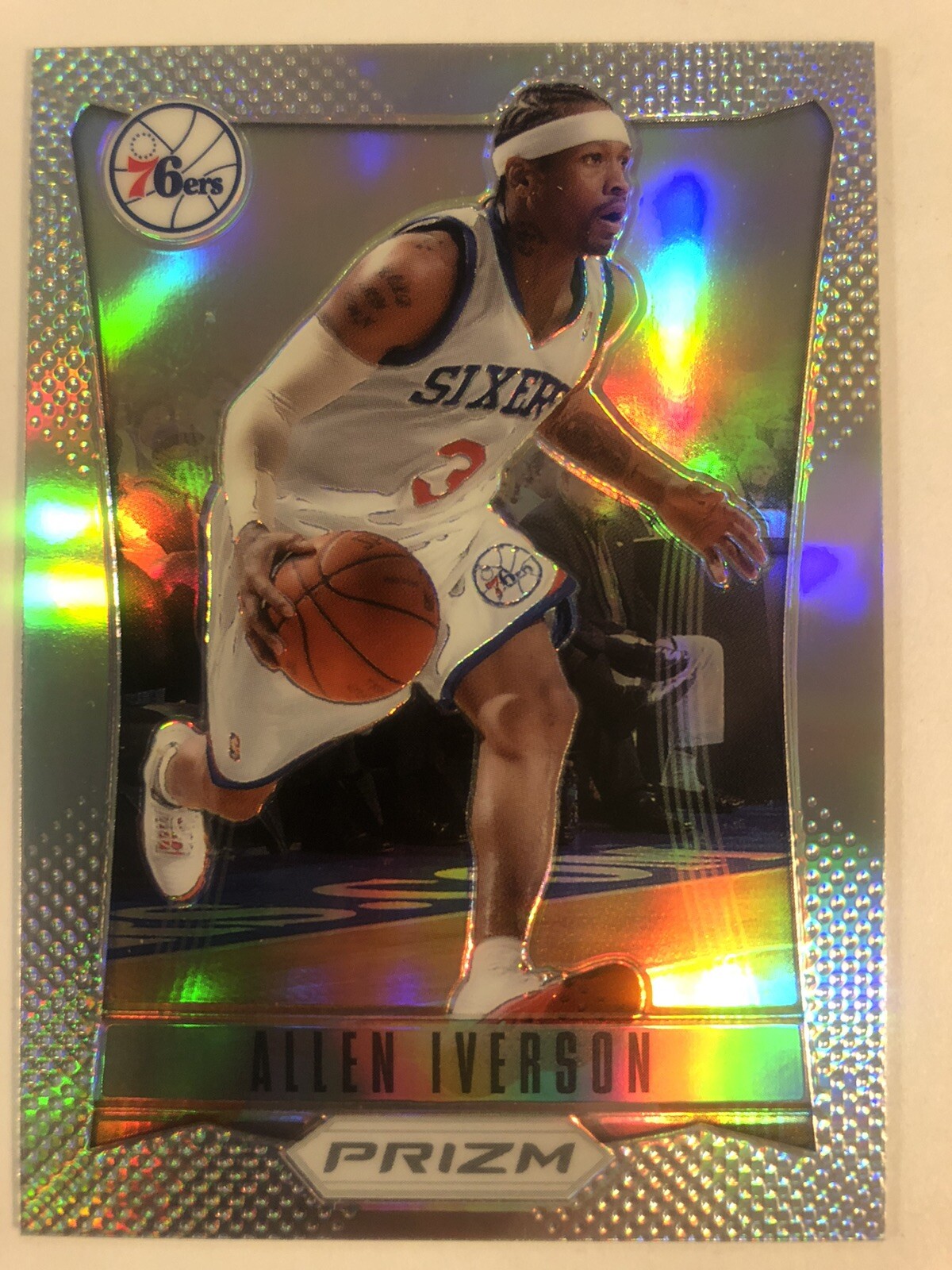 ALLEN IVERSON 2012-13 PANINI PRIZM SILVER SP Philadelphia 76ers TOUGH TO FIND