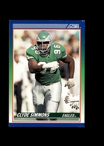 1990 Score - #106 Clyde Simmons - Picture 1 of 2