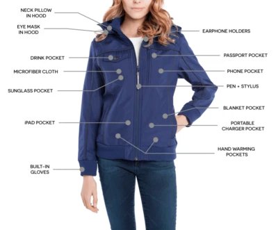 Nueva chaqueta bomber azul para mujer BAUBAX - elección de talla  Foto 1 de 3