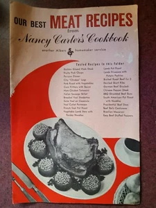 Unsere besten Fleischrezepte aus Nancy Carters Kochbuch Albers Hausfrau Herbst 1962 - Bild 1 von 4