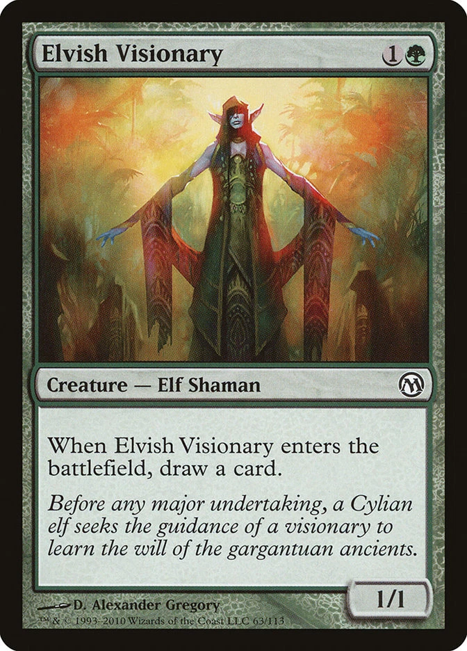 4 Elvish Visionary 4x x4 - LP - Duels of the Planeswalkers - SPARROW MAGIC mtg - Image 1 of 1