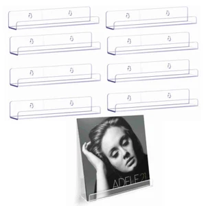 Acryl Regal Set Klar (6/8er) - Regal Wandhalterung aus Acryl - Deko Bilderleiste - Bild 1 von 39