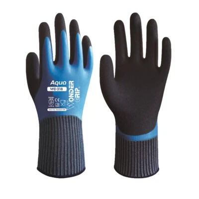 Wonder Grip WG-318 Aqua wasserdichte Arbeitshandschuhe Handschuhe Anti-Rutsch
