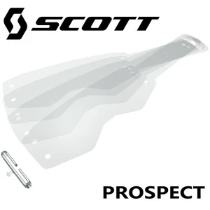SCOTT WORKS TEAR OFFS for PROSPECT MOTOCROSS GOGGLES GENUINE PACK-20 - Picture 1 of 3