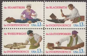 Scott # 1717-1720 - US Block Of 4 - Civilian Skills - MNH -1977 - Picture 1 of 1