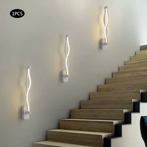 Modern LED Wall Lamp Bedroom Beside Wall Sconce Light Corridor Wall Lighting - Picture 1 of 10