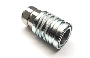 1/2" BSP Female Hydraulic Quick Release Coupling Push Pull Connector ISO A - Picture 1 of 4