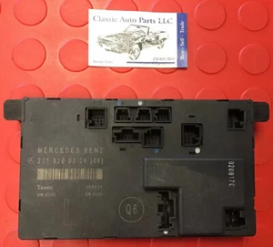 211 E320 E500 E55 Door Lock Control Module LEFT FRONT 2118200526 - Picture 1 of 4
