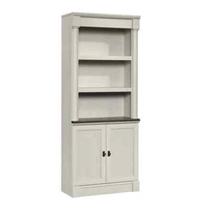 SAUDER Standard Bookcase W/ Door Palladia Adjustable 71.850" Glacier Oak 5-Shelf - Picture 1 of 3