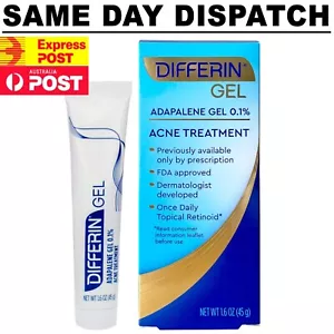 Differin 0.1% Adapalene Gel Acne Treatment 45g | 90Day Supply FREE AU POST !! - Picture 1 of 2