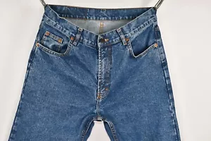 Vintage 80s Levi's 501 Denim Blue Jeans Made in USA 34x34 - Picture 1 of 11