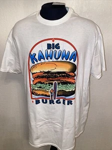 NWT Pulp Fiction Movie Big Kahuna Burger T-Shirt Large White boohooMan - Picture 1 of 12