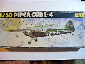 PIPER CUB L-4 1/50  HELLER  scatola 34x14x4 cm - Foto 1 di 1