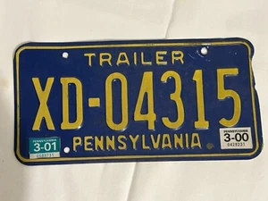 Remolque Pennsylvania 2001 con matrícula # XD-04315 - Imagen 1 de 2