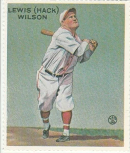 ⚾ HACK WILSON HOF 1977 Dover reprint of 1933 #211 Goudey Big League Dodgers - Picture 1 of 1