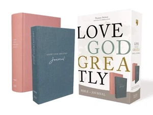 NET Love God Greatly Bible and Journal, 2 Books BRAND NEW in Shrink Wrap!!! - Imagen 1 de 7