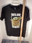 Tshirt Childs XL Black Old Navy ?NAPS AND SNACKS"