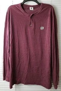 DC Skateboard Maroon Men's XL Vintage Long Sleeve Shirt Top - Picture 1 of 4