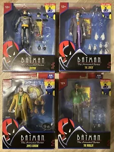 Batman Animated Series LOT NO BAF Riddler Joker Platinum Edition James Gordon - Picture 1 of 6