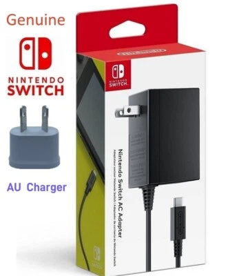 Free Postage! Genuine Nintendo Switch/Lite AC Power Supply Adapter US+AUS Plug - Image 1 of 4