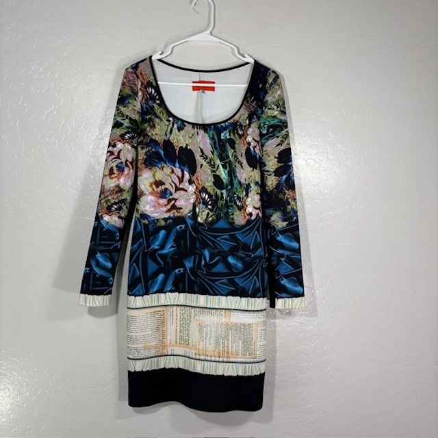 Vestido Clover Canyon para mujer grande floral manga larga mini hecho en EE. UU. único Foto 1 de 4