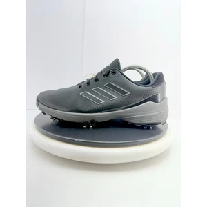 Adidas ZG23 Golf Shoes Mens Size 9.5 Black Silver Metallic Grey GW1178 Cleats - Picture 1 of 9