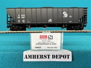 108020 Micro Trains Chesapeake & Ohio Hopper #78947 N Scale C & O New - Picture 1 of 2
