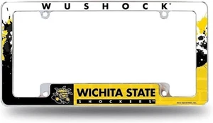 Wichita State University Shockers Metal License Plate Frame Tag Cover All... - Picture 1 of 4