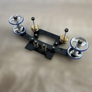 Tamiya Mini 4WD Rear 2-Axis Anchor Carbon FRP w/ 19mm Aluminum Bearing Roller - Picture 1 of 3