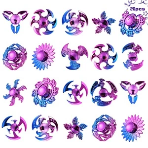 20 Pcs Cool Fidget Spinners for Adults Boys Girls,Sensory Hand Fidget Pack,An... - Picture 1 of 7