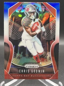 2019 Panini Prizm Red White Blue #191 Chris Godwin Tampa Bay Buccaneers - Picture 1 of 2