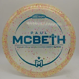 Discraft Z Confetti Buzzz SS Paul McBeth Victory Edition Multi Color/Teal - Picture 1 of 3