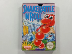 SNAKE RATTLE N ROLL NINTENDO NES PAL-B FAH (COMPLETE - GOOD CONDITION)