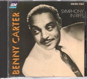 Benny Carter Symphony In Riffs CD UK Asv 1990 bronzing to upper surface of disc - Bild 1 von 2
