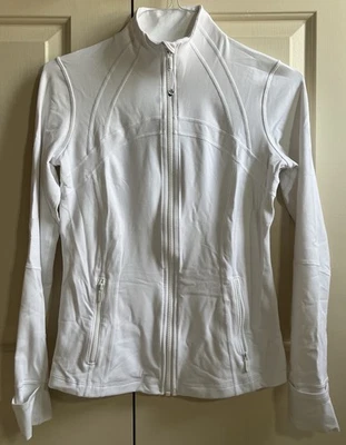 LN!!🍒LULULEMON Talla 10 DEFINE Chaqueta Clásica BLANCA ~ LUON! Foto 1 de 4