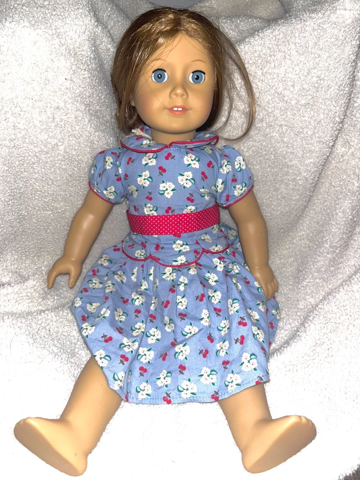 Retired American Girl 18” Doll Emily Bennett in Meet Dress - Image 1 of 1