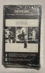 SEALED, Genesis – The Lamb Lies Down On Broadway, 2 x Audio Cassette, US, 1974 - Picture 1 of 6