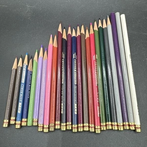 Eagle Verithin Chemi Sealed Vtg Colored Pencils Lot 24 Drawing Blueprints USA - Picture 1 of 3
