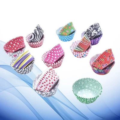  200 Pcs Kuchenpapierhalterung Kuchen-Muffin-Form Cupcake-Wrapper - Bild 1 von 4
