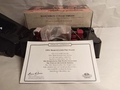 Matchbox Models Of Yesteryear Fire Engine Series YFE19-M 1903 Merry Weather Sin usar, en caja Foto 1 de 4