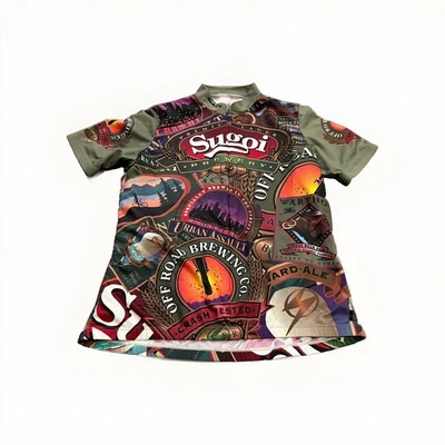 Jersey Sugoi Para Hombres Cervecería Ciclismo Cremallera Completa Rendimiento Bolsillos Elastizado Talla M Foto 1 de 4