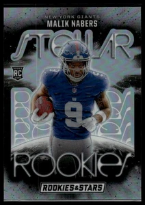 2024 Panini Rookies & Stars Malik Nabers #SR-MNS Stellar Rookies Silver - Imagen 1 de 2