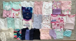 BABY GIRL CLOTHING LOT over 45 pieces mostly spring & summer 6m , 9m & 12m vguc - Picture 1 of 23