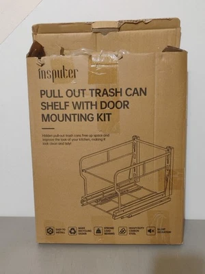 Estante para bote de basura extraíble Insputer con kit de montaje 12" de ancho X 18" de profundidad Foto 1 de 4