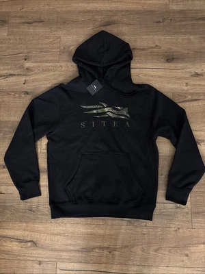 Sitka Icon Classic Hoodie, Black, Optifade Cover Men’s Size Medium, NWT - Image 1 of 4