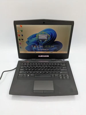 Alienware 14 Intel i7-4710MQ 14" 8GB RAM 256GB SSD Nvidia GT 750M Window 11 Home - Image 1 of 4