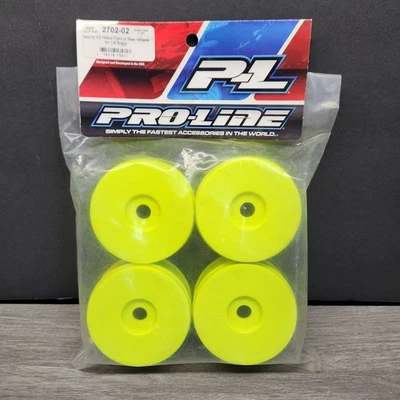Pro-Line Yellow Velocity V2 1/8 Buggy Wheels Rims (4) 2702-02 - Image 1 of 4